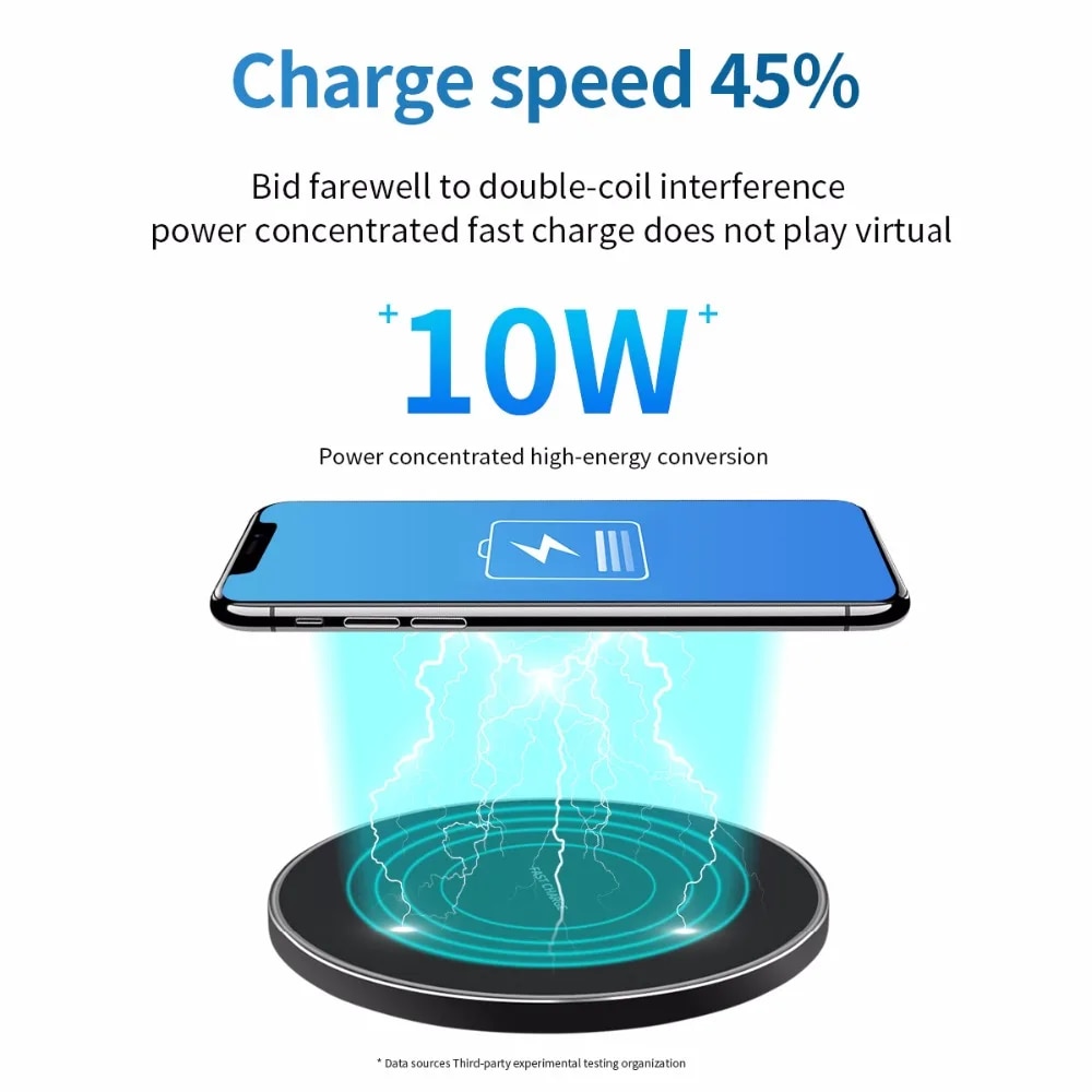 30W Fast Wireless Charger For Samsung Galaxy S9/S20 S8 Note 9 USB Qi Charging Pad for iPhone 12 11 XS Max XR X 8 Huawei P30 Pro. 