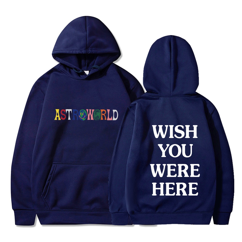 Astroworld hot sale blue hoodie