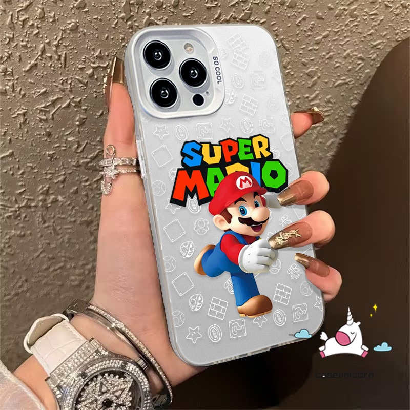 For Oppo A36 A38 A15 A18 A3X A60 A7 A3 A12 A11 A74 A5 A54 A3s A9 A76 A16 A58 A79 A52 A15s A95 A5s A31 Reno 12F 4F A16K A16s A1K A17 A55 A17K Lover Super Mario Cartoon English Case. 