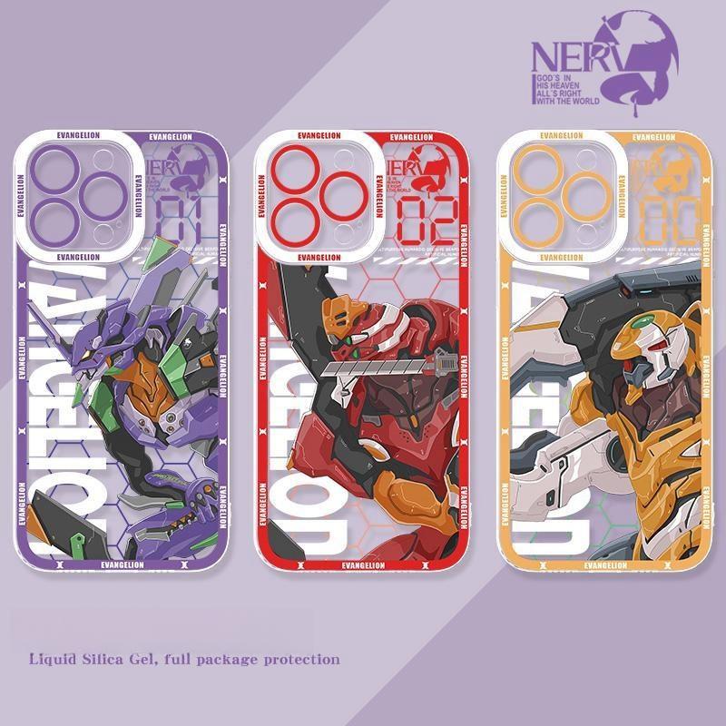 Anime Evangelion EVA 01 Case For Samsung Galaxy A06 A05 S A34 A35 A71 A55 A51 A24 A14 A15 A33 A73 A12 A32 A03 S23 S24 Ultra Plus. 