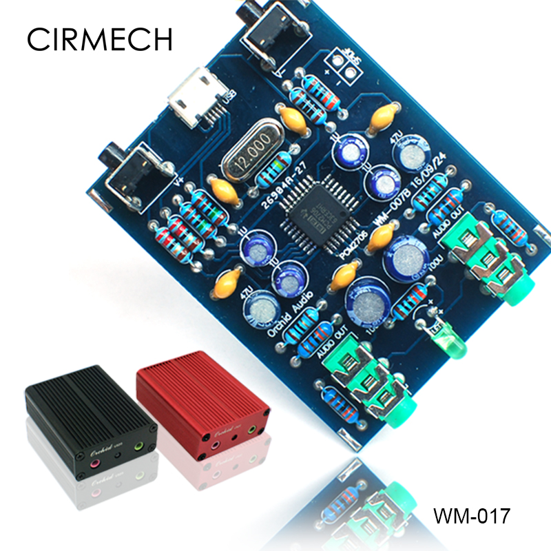 CIRMECH PCM2706 HI USB Soundcard DIY Kit USB DAC SPDIF android compatible MicroUSB windows without Driver Plug and Play WM-017