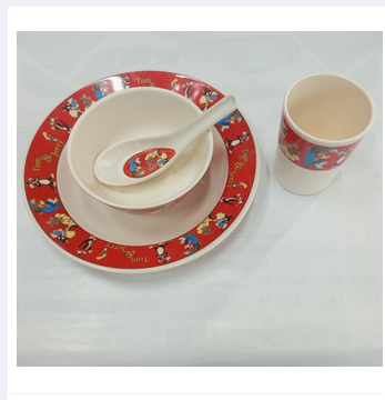 Sharif Melamine Baby Set 4 Pcs Box. 