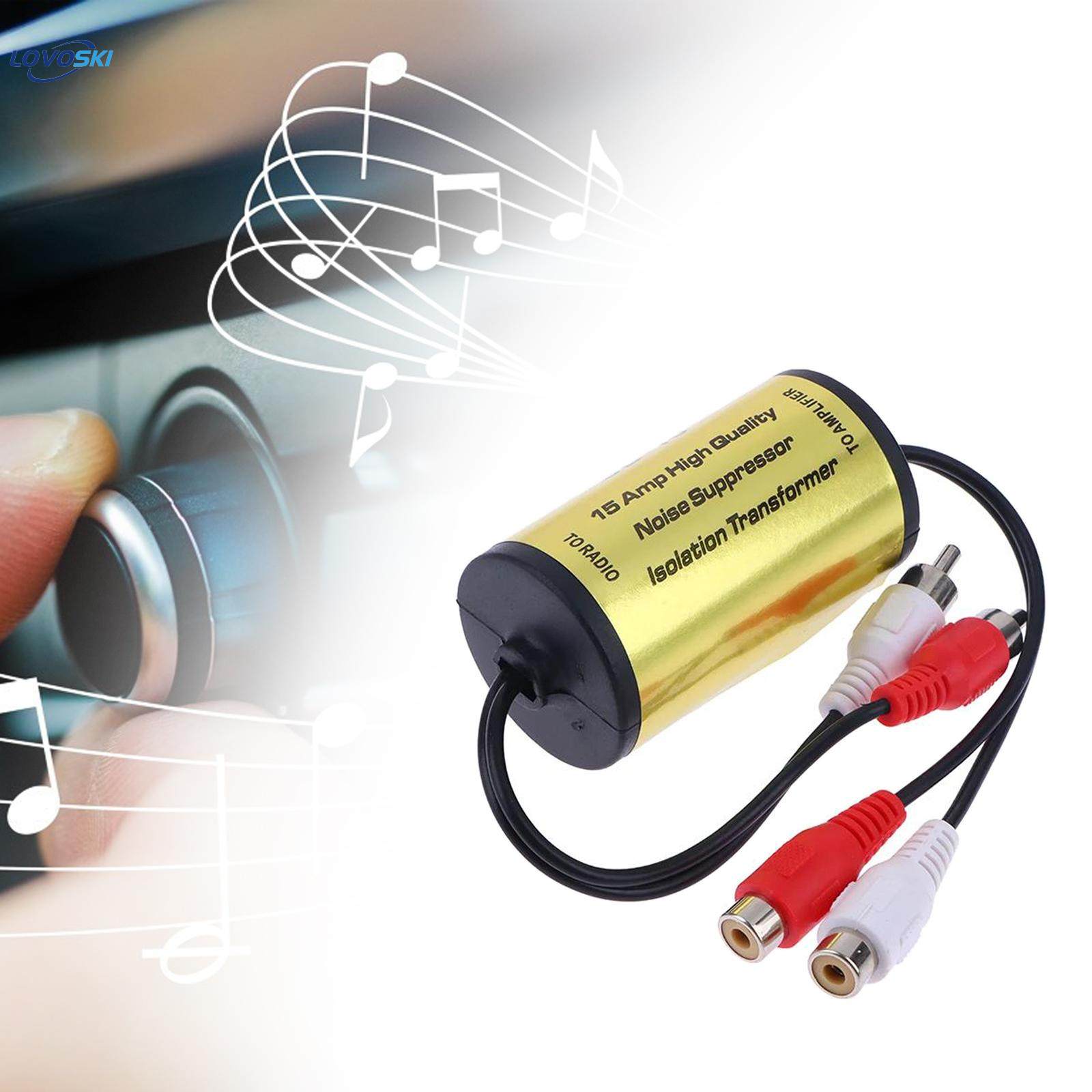 Generic RCA Audio Noise Ground Loop Isolator Replaces Professional Noise for Radio. 