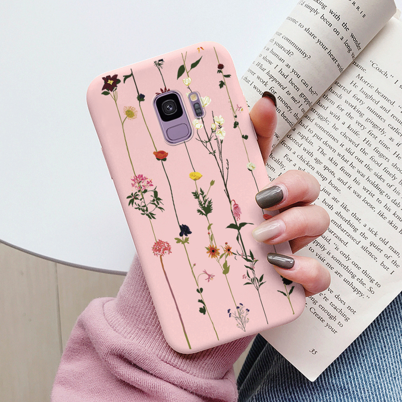Case For Samsung Galaxy S9 S 9 Plus Phone Cover Cute Cartoon Candy Painted Soft TPU Coque For Samsung S9 Bumper S9+ S9PLUS Funda. 