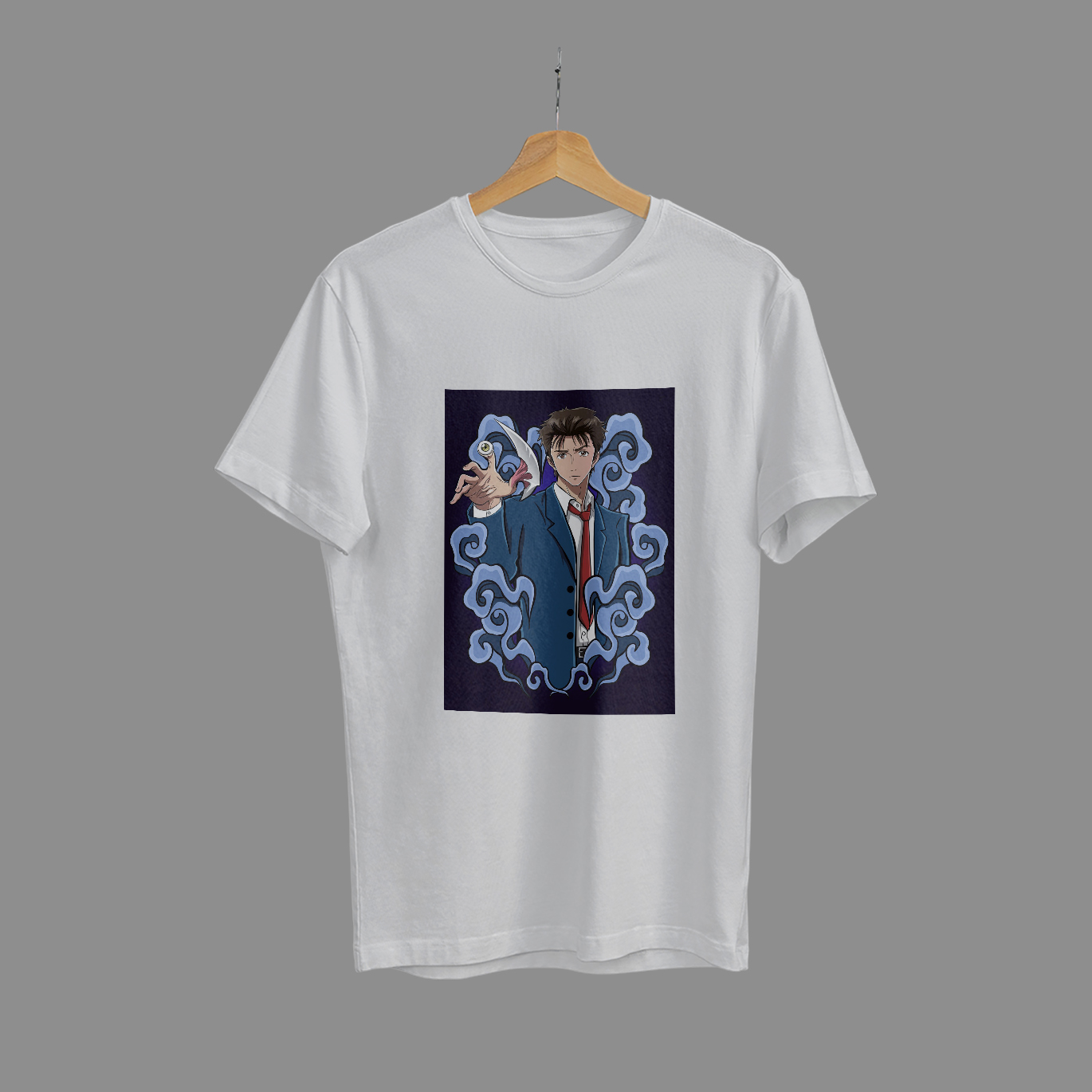 Ensemble Yourself - Easily Usable - Parasyte: The Maxim Anime White Poly Cotton T-Shirt - T Shirt - Easy To maintain - Designed - Urban Vibes. 