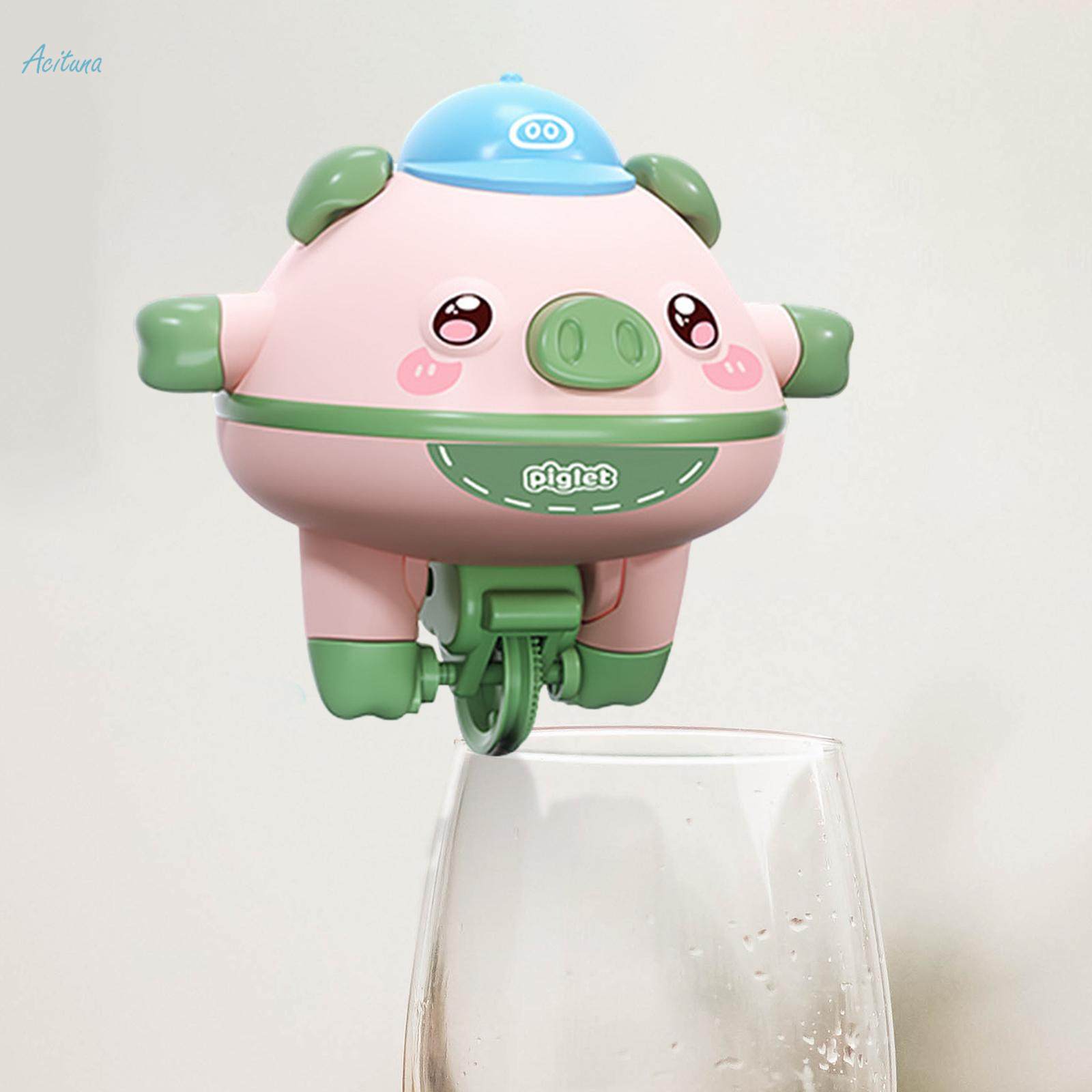 Novelty Tightrope Walking Tumbler Gyro Unique Interactive Toy Creative Unicycle Toy Pig Walking. 