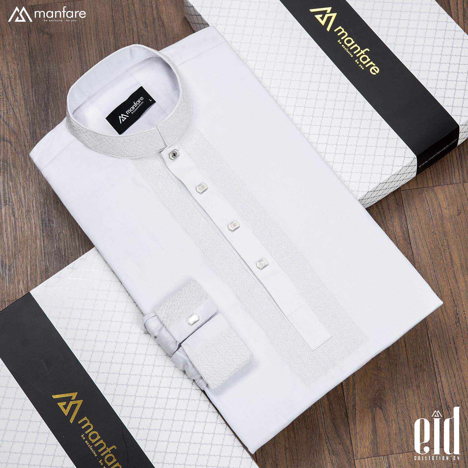 Manfare's ELITE Quality Embroidery Panjabi For Men I MP-131. 