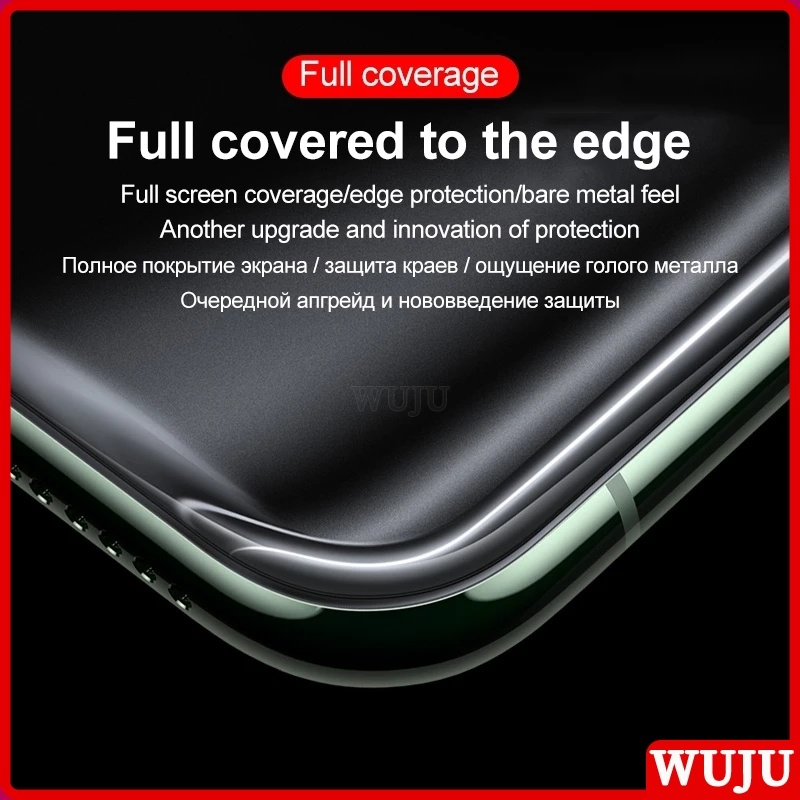 WUJU 999D Matte Anti-fingerprint Full Cover Tempered Glass For iPhone 11 12 13 Pro Max 12 13 mini XS Max X XR 7 8 6 6S Plus SE No Fingerprint Matte Tempered Glass Screen Protector Film. 