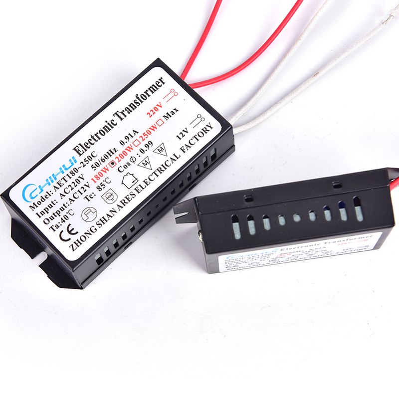 Electronic Transformer 160W/180W/200W/250W AC 220V to 12V Halogen Lamp. 
