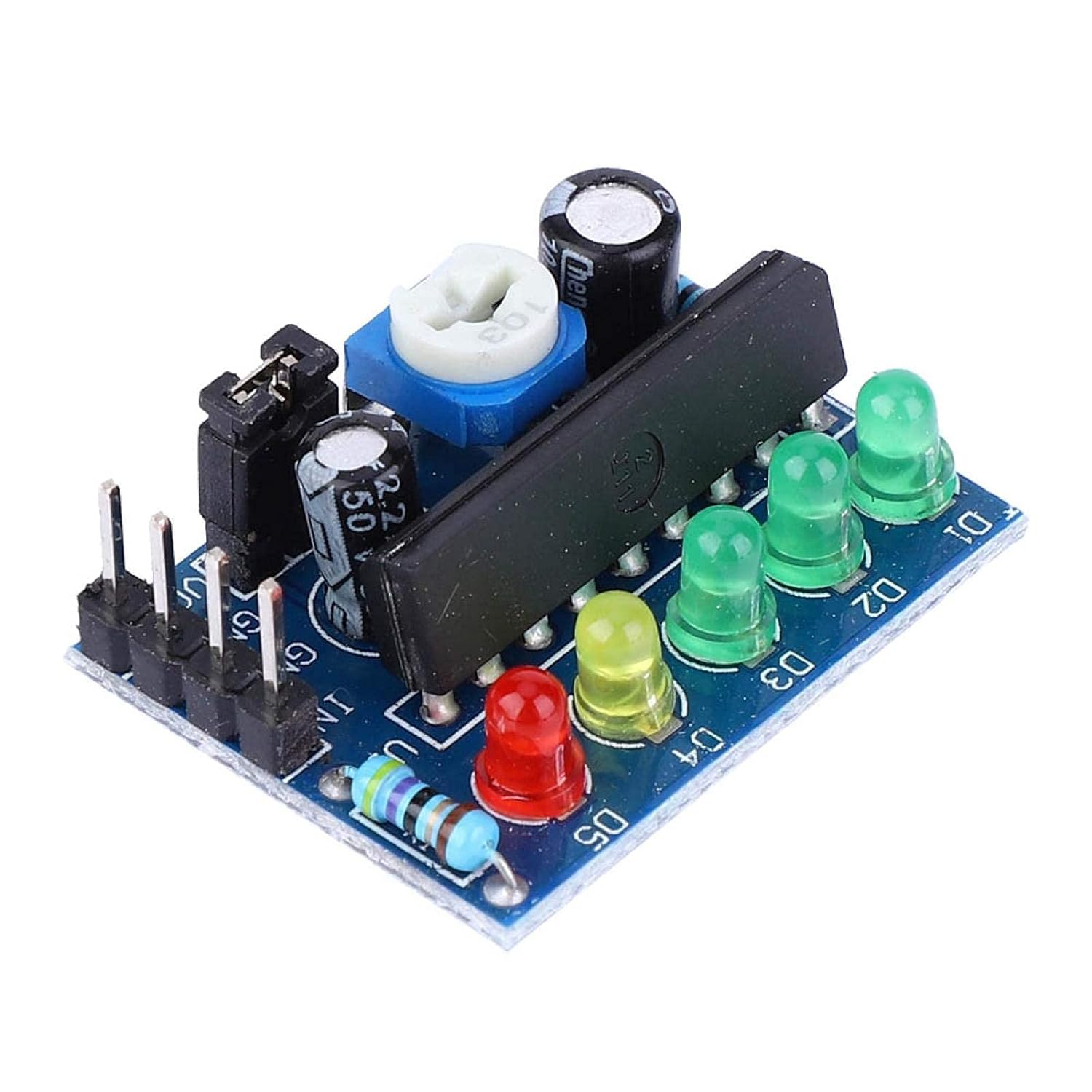KA2284 Power & Audio Level Indicator Module KA2284 Power Level Indicator Battery Indicator Pro Audio Level Indicator Module KA2284 Sound Level Indicator 3.5V-12V LED Battery Indicator Adapters. 