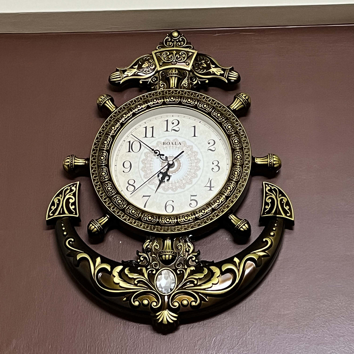 Advanced inspiring - Exceotional Quality - Quartz Oreva Decorative Retro Anchor Wall Clock - Vintage Choice - Expression of Yourself. 