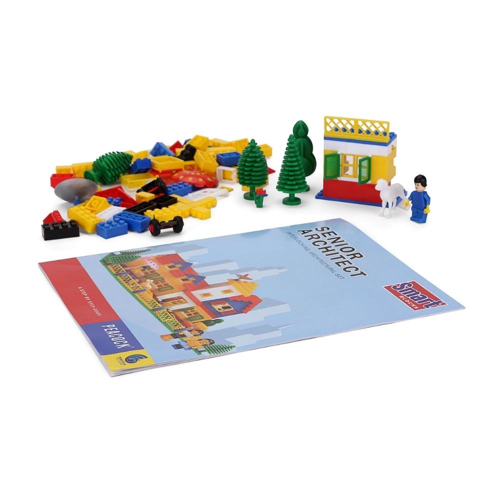Peacock Senior Architect block building Set for kids | Chalkpencil. 