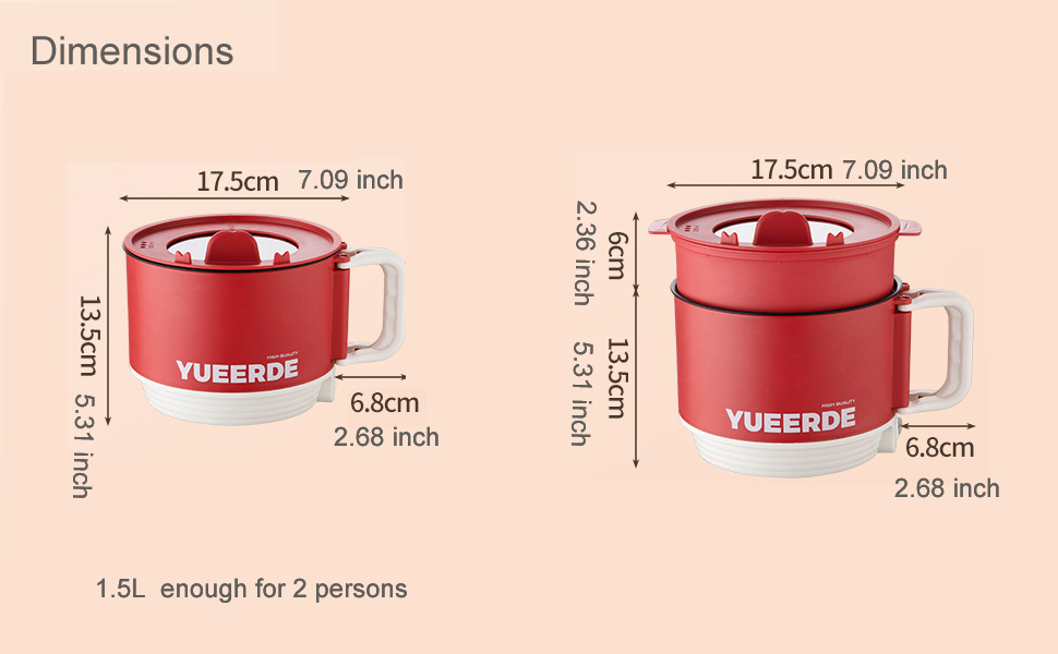YUEERDE- Mini Cooking Pot 1.5 ml - Cookers & Steamers | Daraz.com.bd
