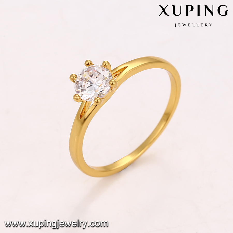 Stone Gold Ring Design 14140 Xuping Fashionable Stone Jewelry