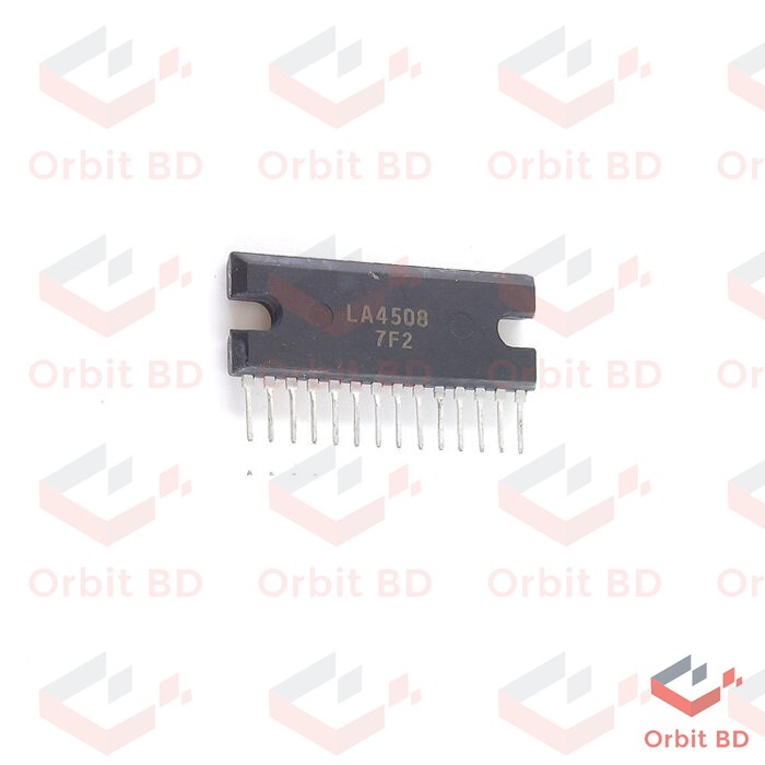 IC LA4508 LA 4508 Audio Power Amplifier LA4508 8.5W 9V 12V ZIP 14 Pin Dual 2 Channels Stereo Audio Board Amplifier IC LA 4508 Electrical Circuitry & Parts. 