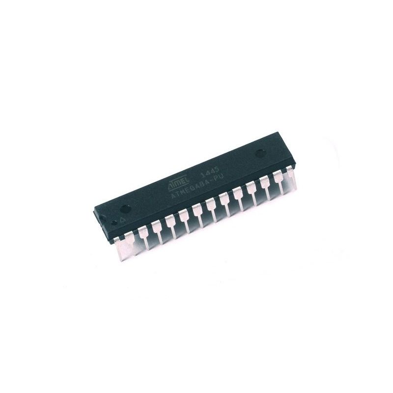 ATmega8A Microcontroller IC. 