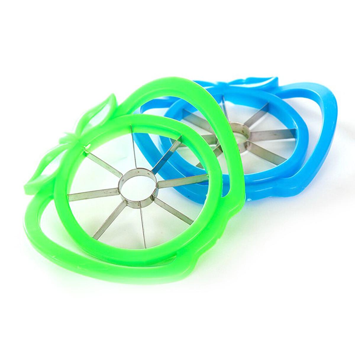 Creative Kitchen Apple Slicer Stainless Steel Blade Apple Slicer Convenient Fruit Slicer Safety Fruit Slicer Kitchen Device Sets-Random Color