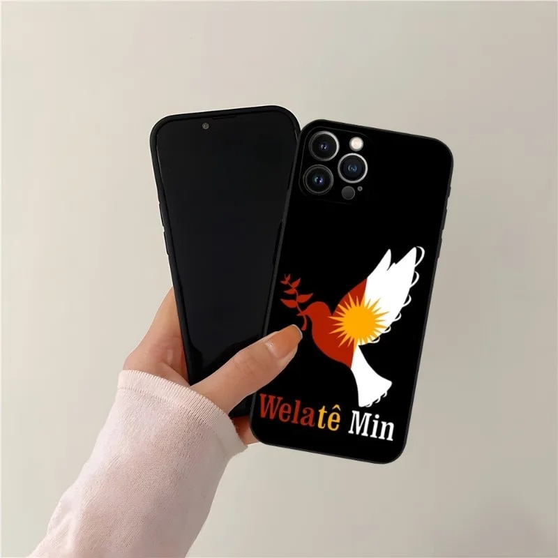 Yazidi Ezidi Flag Phone Case For Iphone 13ProMax 11 14 12 Pro Max Mini Xr X Xs 7 8 6 6s Plus Funda Shell Cover Loser Lione. 