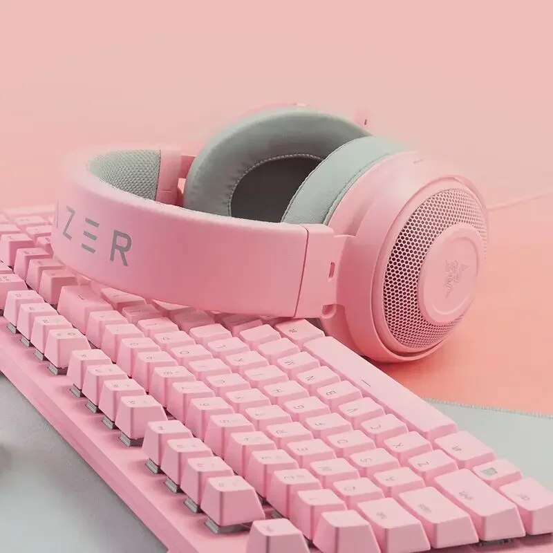 Razer KRAKEN PRO V2 Headset Computer Game Music Wired Headphones with Microphone for PC MAC PS4 Switch E-sports Earphones. 