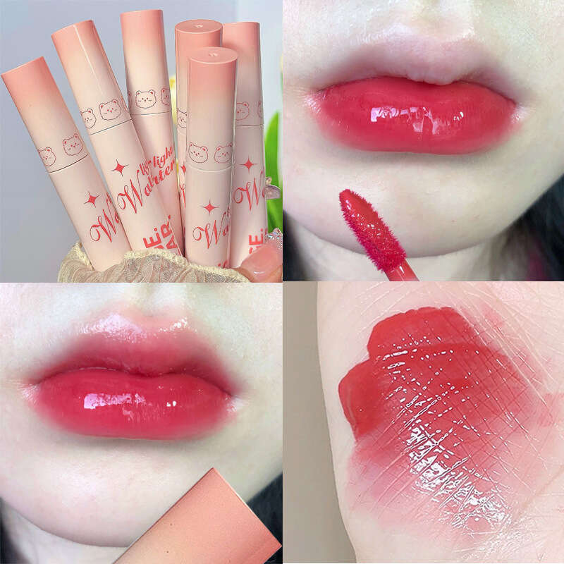 Gege bear mirror water glass lip gloss female moisturizing and non fading student affordable lipstick. 