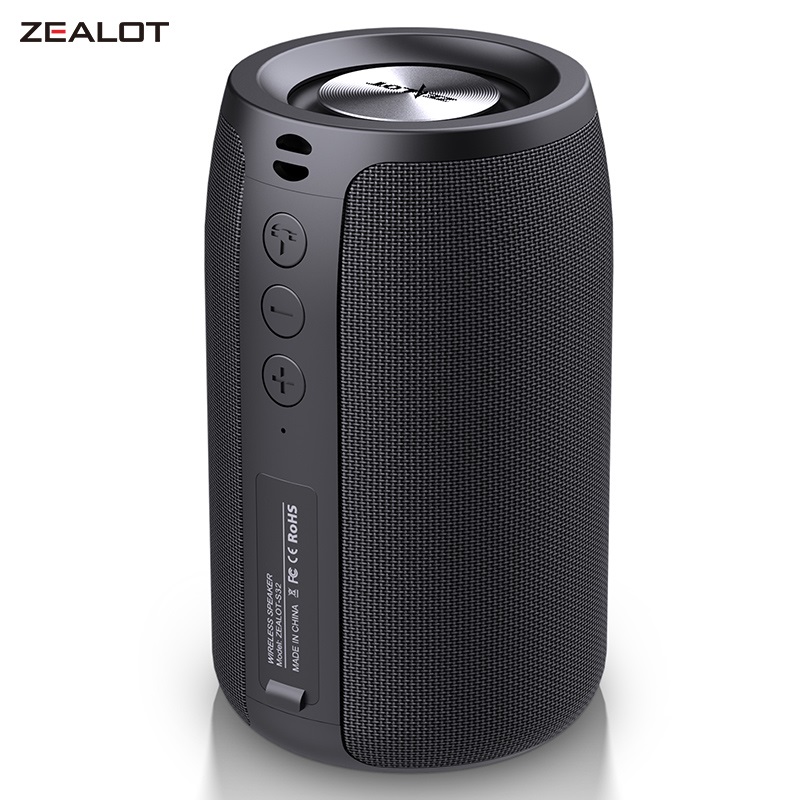 ZEALOT S32 Wireless Bluetooth Speaker Mini Portable Subwoofer Speaker TWS Dual Pairing BT5.2 15W Wireless Speaker for Outdoor