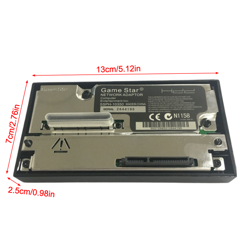 SATA Interface Network Adapter for PS2 Fat Game Console Adapter SATA Slot HDD Network Adapter Demoo. 
