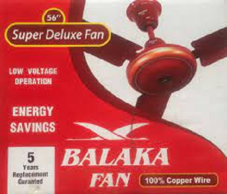 Ceiling fan Balaka 56 Inch (3 years Warranty). 