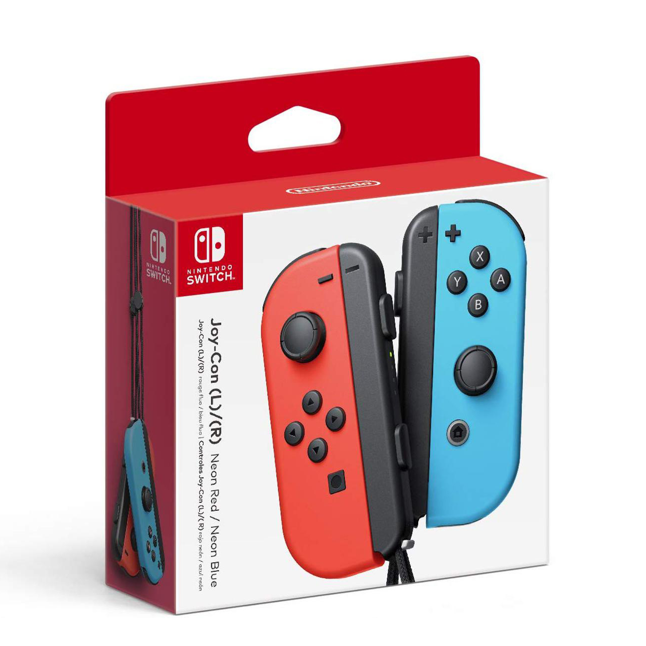 Nintendo Switch Neon Red (L) / Neon Blue (R) Joy-Con Controller