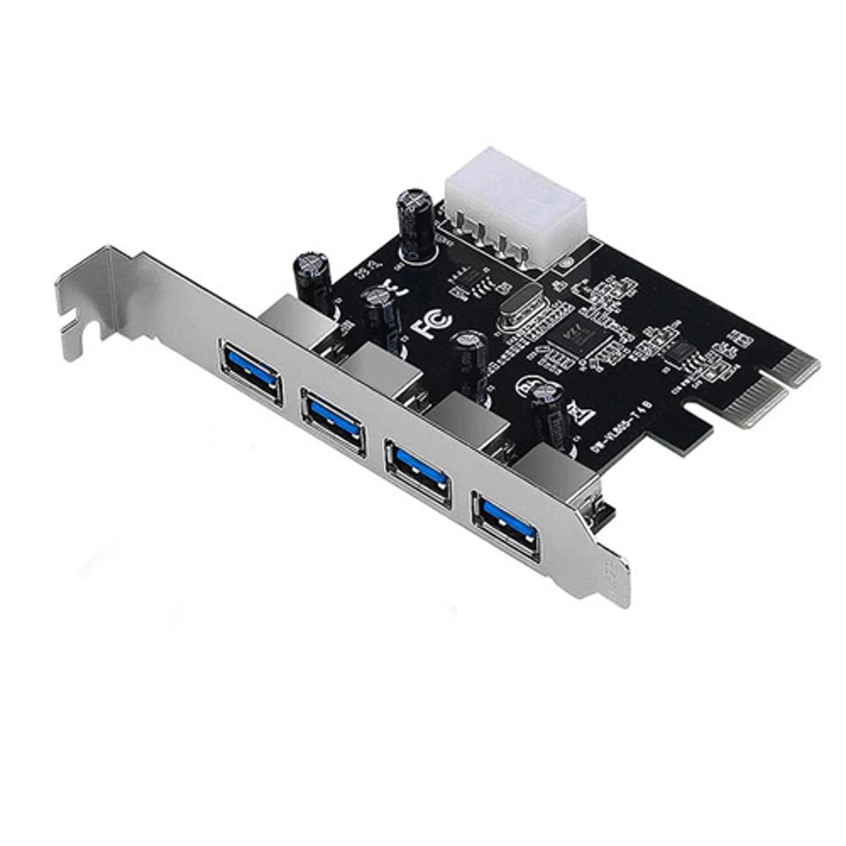 PCI E USB 3.0 Card 4 Port Express Card Speed Rate up to 5Gbps