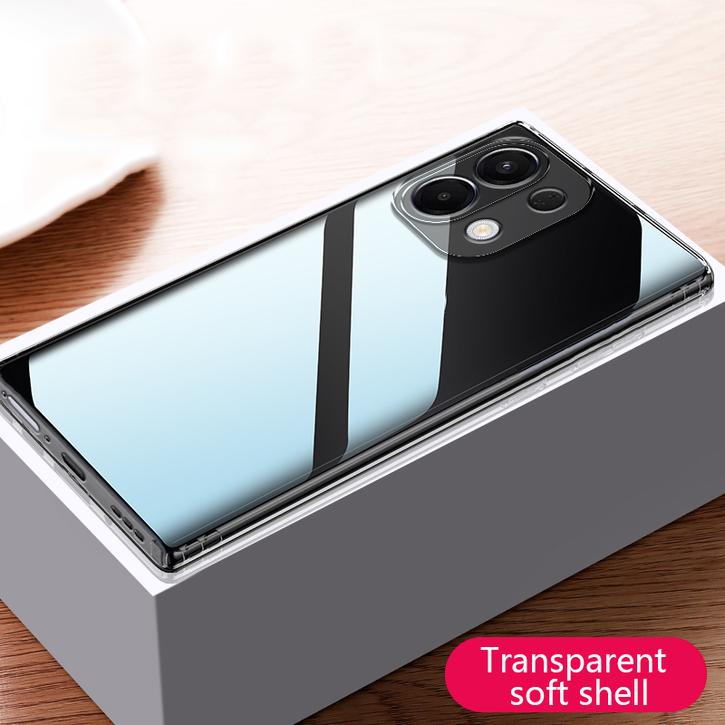 Biruiqu For OPPO K13 Back Cover Soft Casing Transparent TPU Simple Case Covers. 