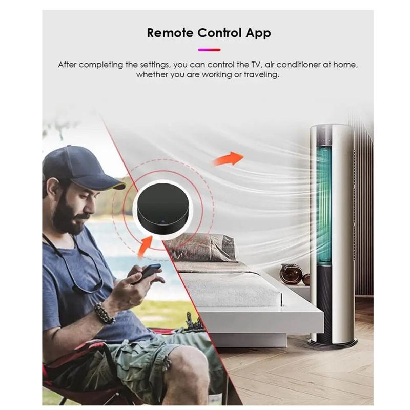 Tuya Wifi Smart IR Remote Control with Smart Life Home Remote for Air Conditioner TV DVD Alexa Durable Easy Install Easy to Use. 