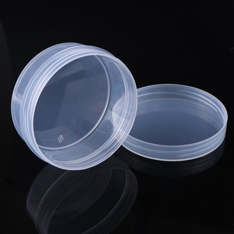 【happy one】150 Translucent Plastic Container Box for Slime Mud DIY Slime Box Storage Box Bottle with Lid Slime Tool. 