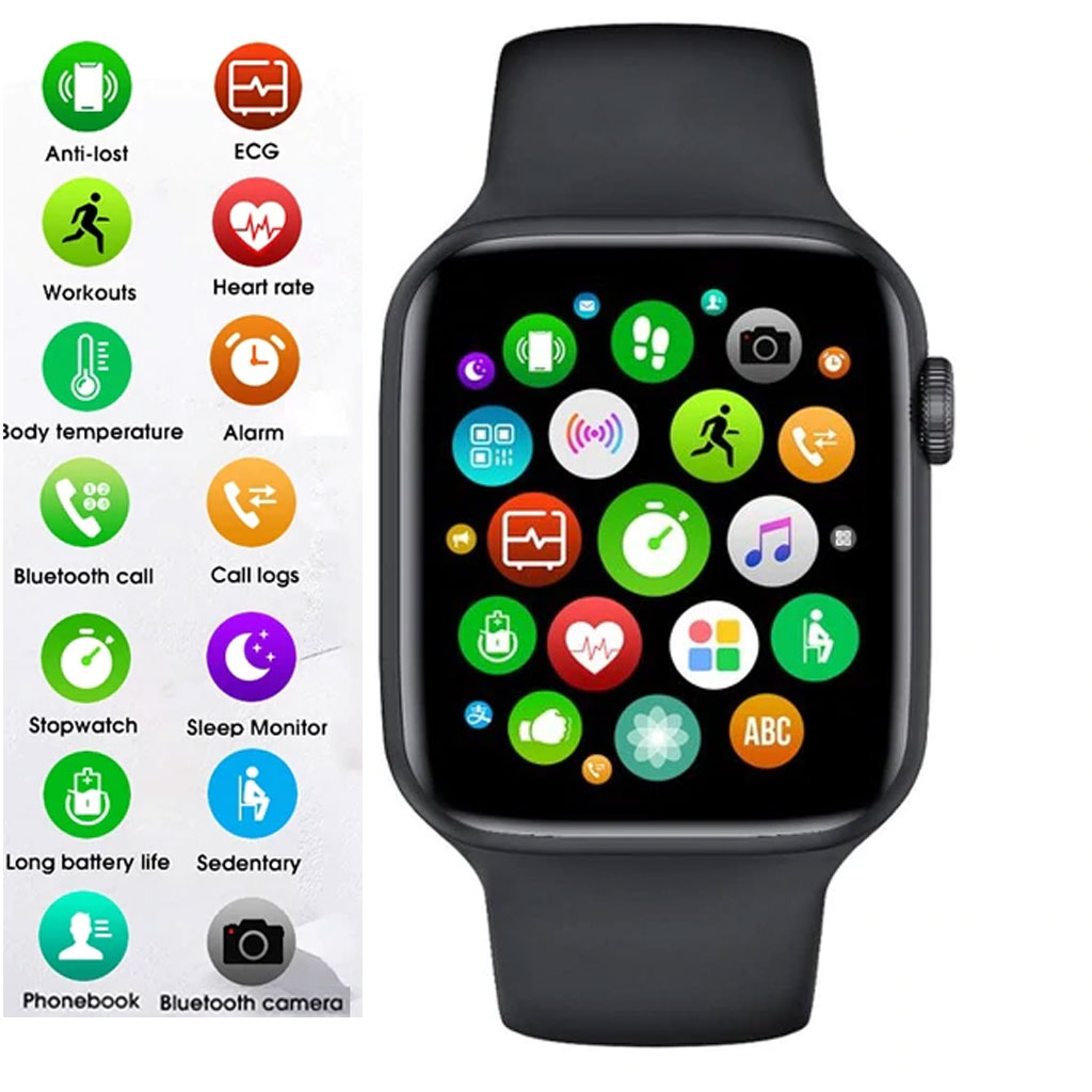 Microwear W26 Plus / W26 Pro Smartwatch Bluetooth Call Supported Waterproof Smartwatch Ip68 - Smart Watch. 