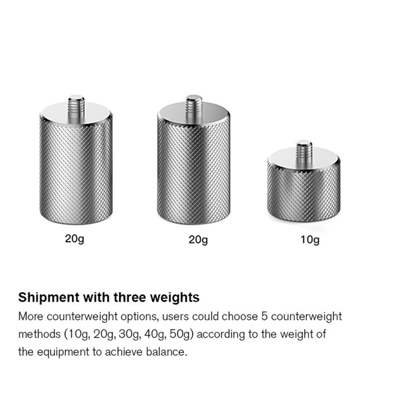 For DJI OM 5 6 Gimbal Balance Counterweight - 50g Clump Weights for OM 4 SE Osmo Mobile 3 2 Zhiyun Smooth 4 Vimble 2 Accessories. 