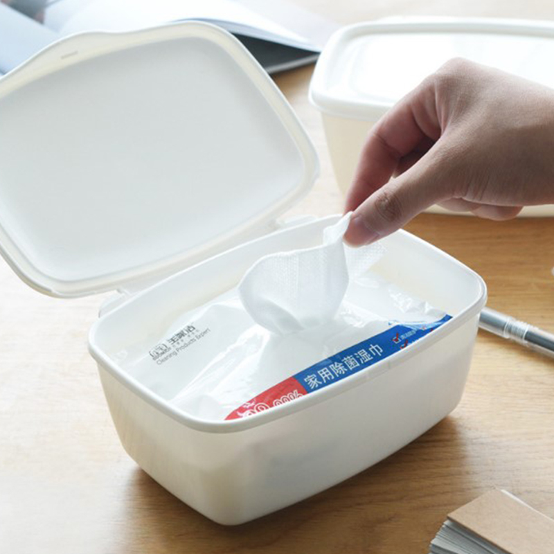 Wet Tissue Box Wet Wipes Dispenser Portable Tissue Box Storage Box Organizer. 