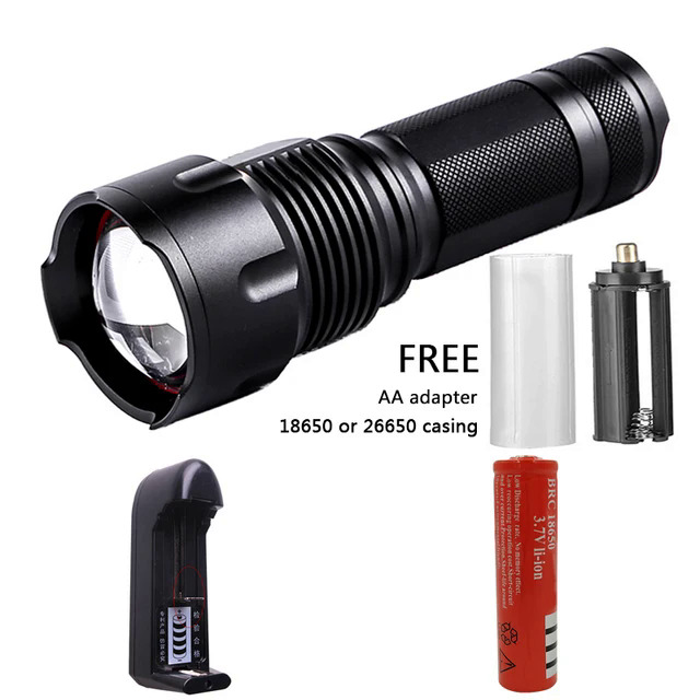 Xhp90.2 9-core Led Flashlight High Quality 18650 26650 AA Battery Torch XHP50 XM-L2 U3 T6 Zoomable Aluminum Alloy Lantern. 
