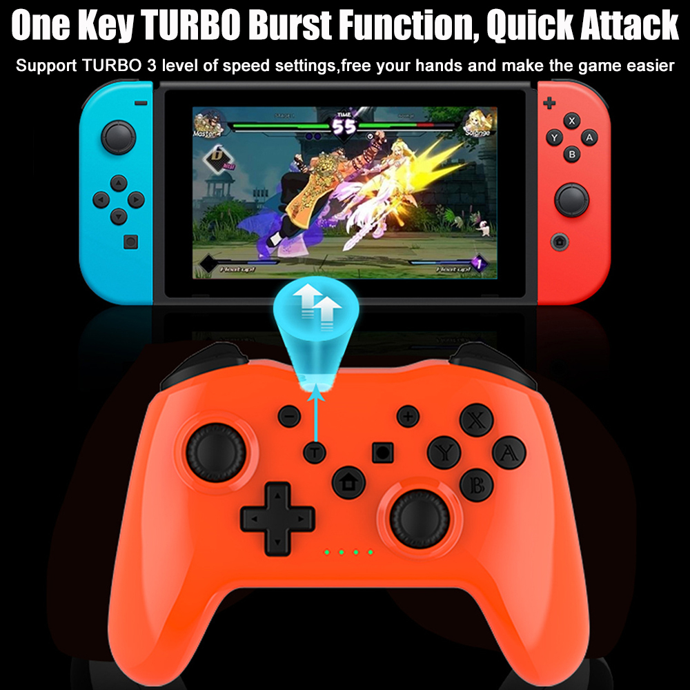 Machine Smart TV Box tendo GAMINJA 360° Joystick Wireless Game Controller BT Game Controller for NinSwitch Lite PS3 Game Wind PC Joystic. 