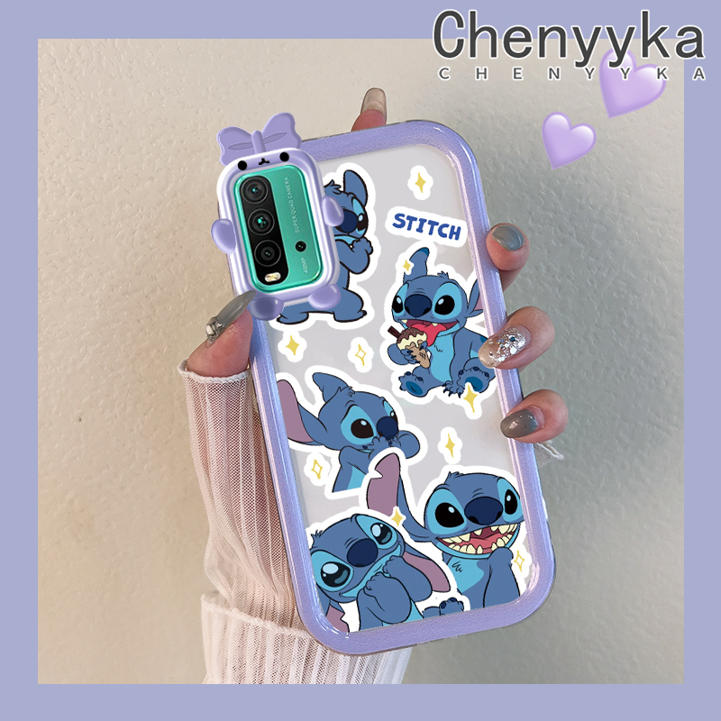 Liner Cover In Vetro Per Xiaomi Redmi 9T: Custodia Ultrasottile Con Colore Sfumato! Protettiva In TPU E Vetro Temperato 9H, Rosa E Blu. - 2