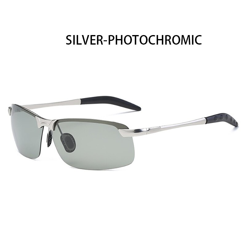 【TianYu Mall】Color Changing Men Polarized Chameleon Glasses and Night Vision Driver Goggles Men Sunglasses UV400