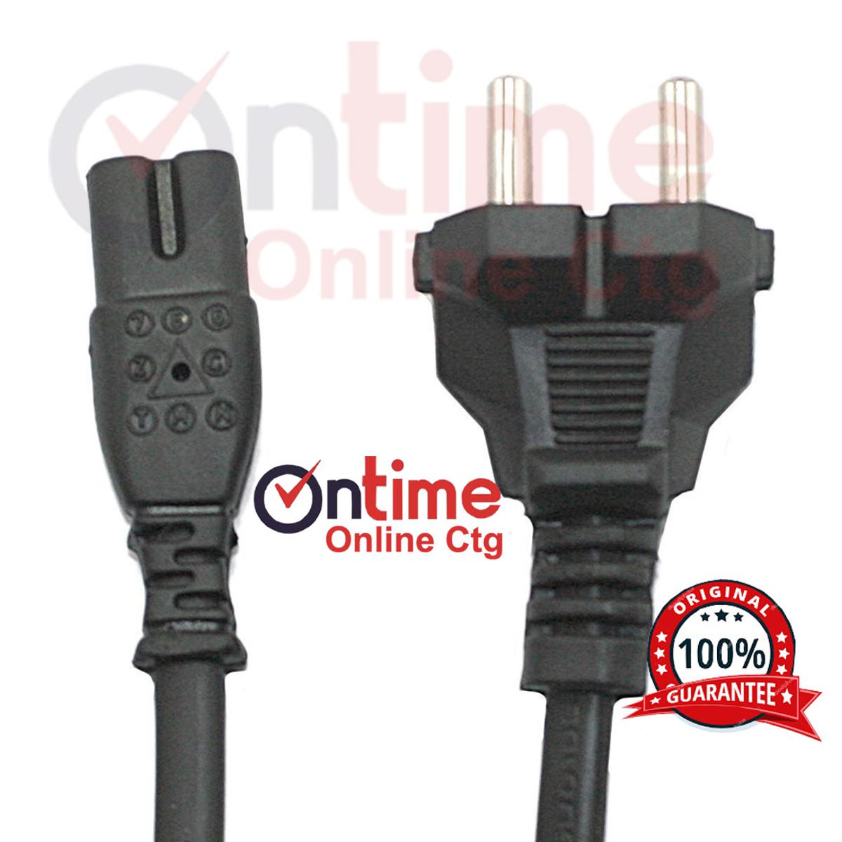 Mini 2 Pin Power Cable Cord  For trimmer Shaver (Only for trimmers working on direct 230v Mains Power Supply) Compatible with Kemei , HTC, Gami
