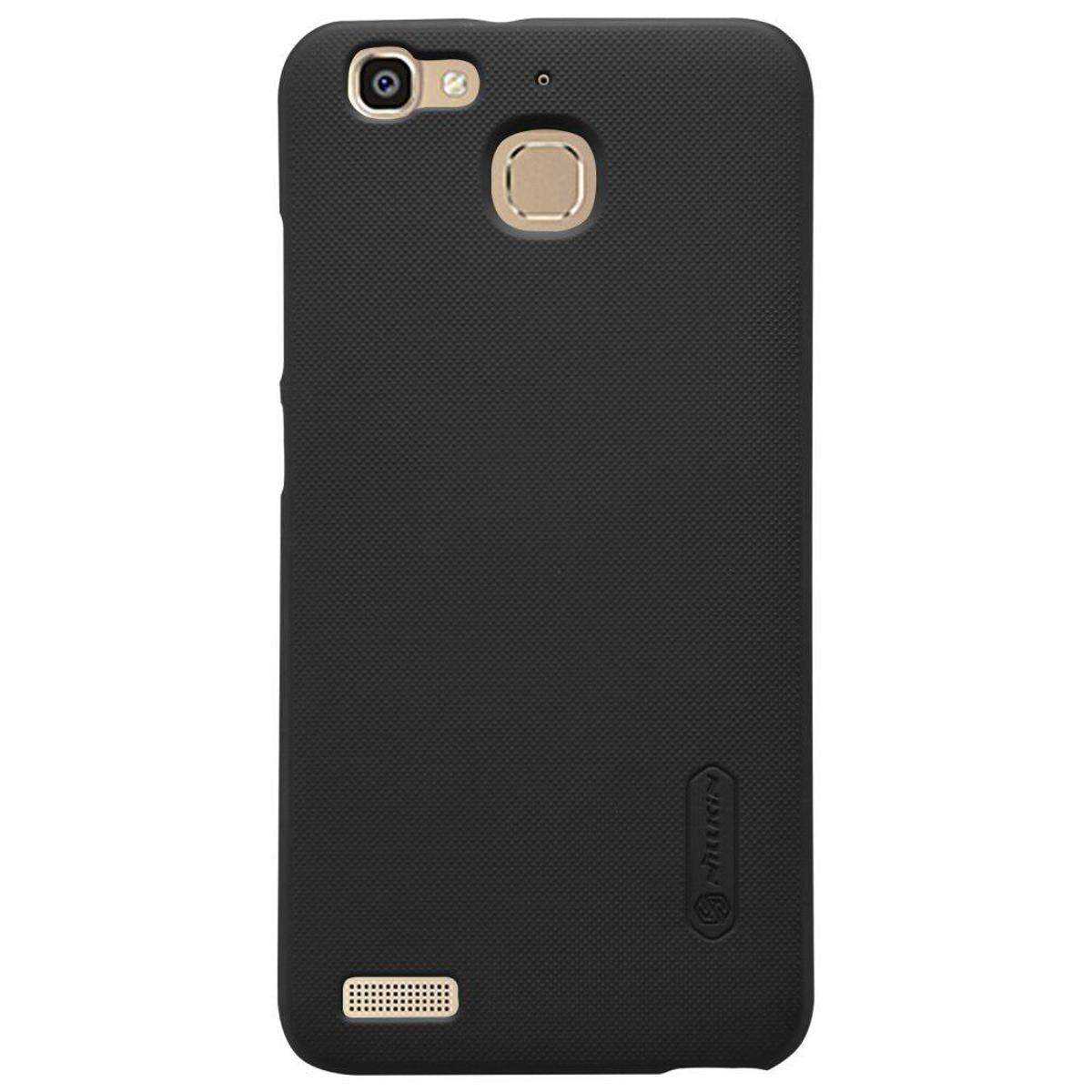 For Huawei G8 Mini/GR3 2015 Super Frosted Shield Back Cover Matte Shell Case  (Color:Black)