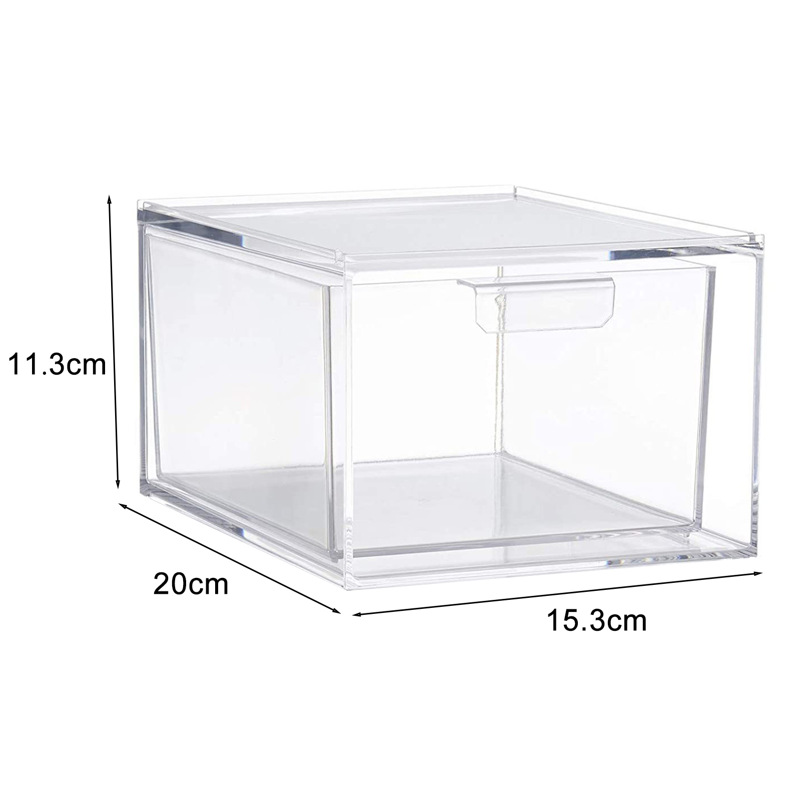 Plastic Organizer Drawer Space-saving Pantry Organization Storage Drawer. 