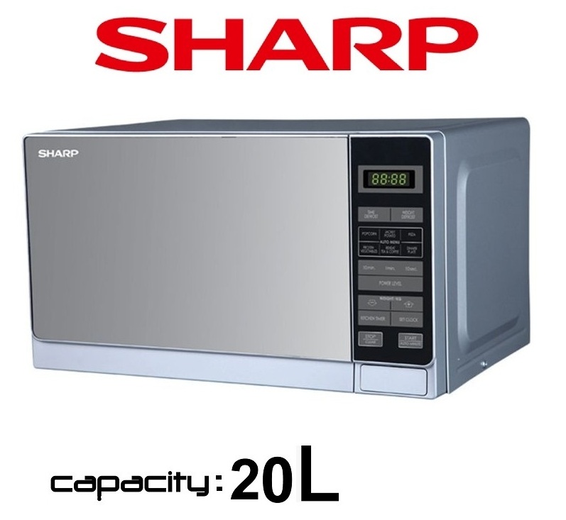microwave oven silver