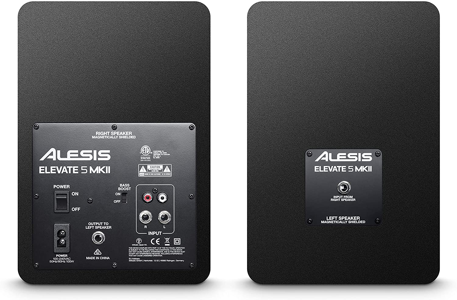 Alesis Elevate 5 MKII  Powered Desktop Studio Speakers for Home Studios/Video-Editing/Gaming and Mobile Devices. 