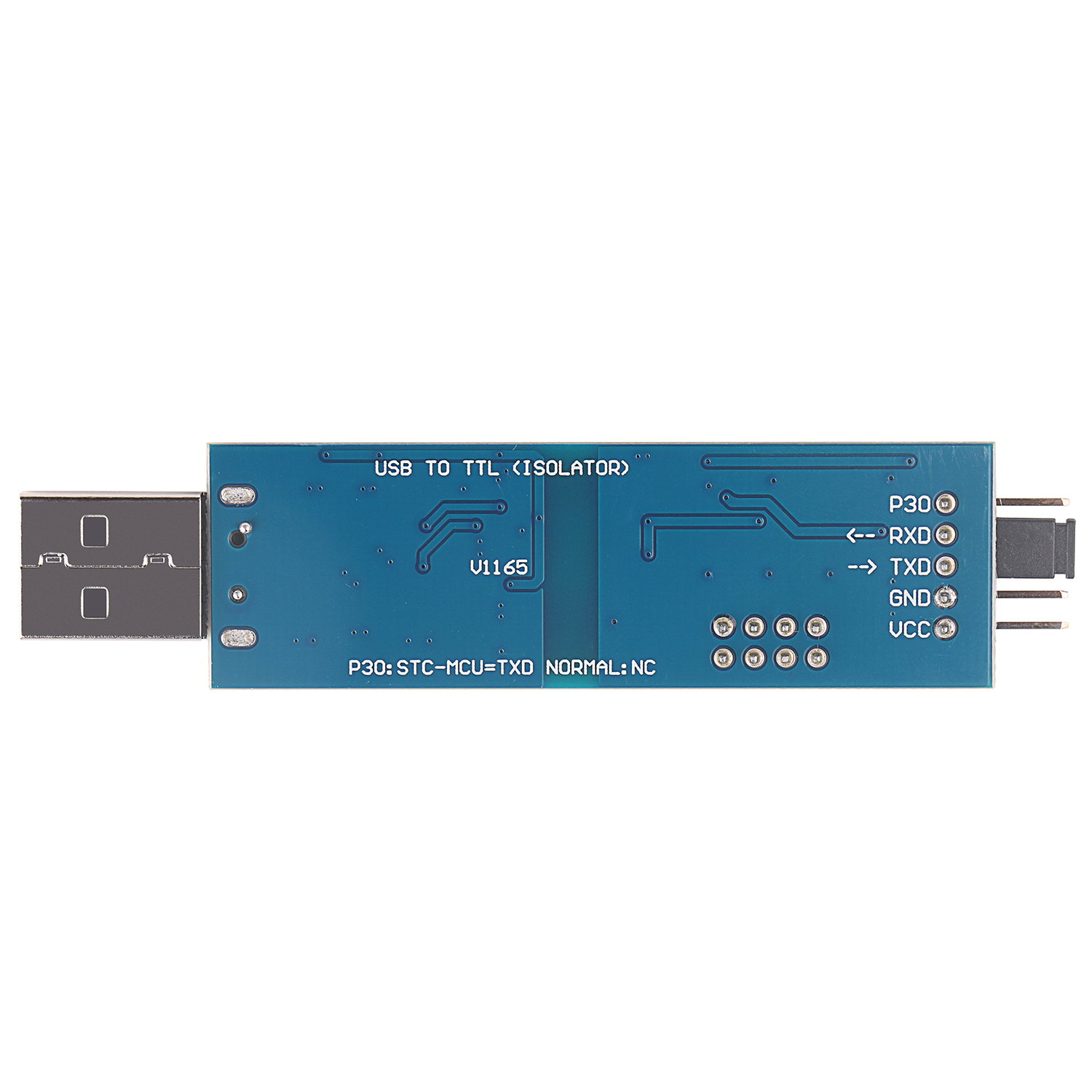 USB Serial Adapter 1.8V 2.5V 3.3V 5V TTL is Board FTDI 2.54mm Terminal Isolator UART Converter Supported Win 10 Mac OS. 