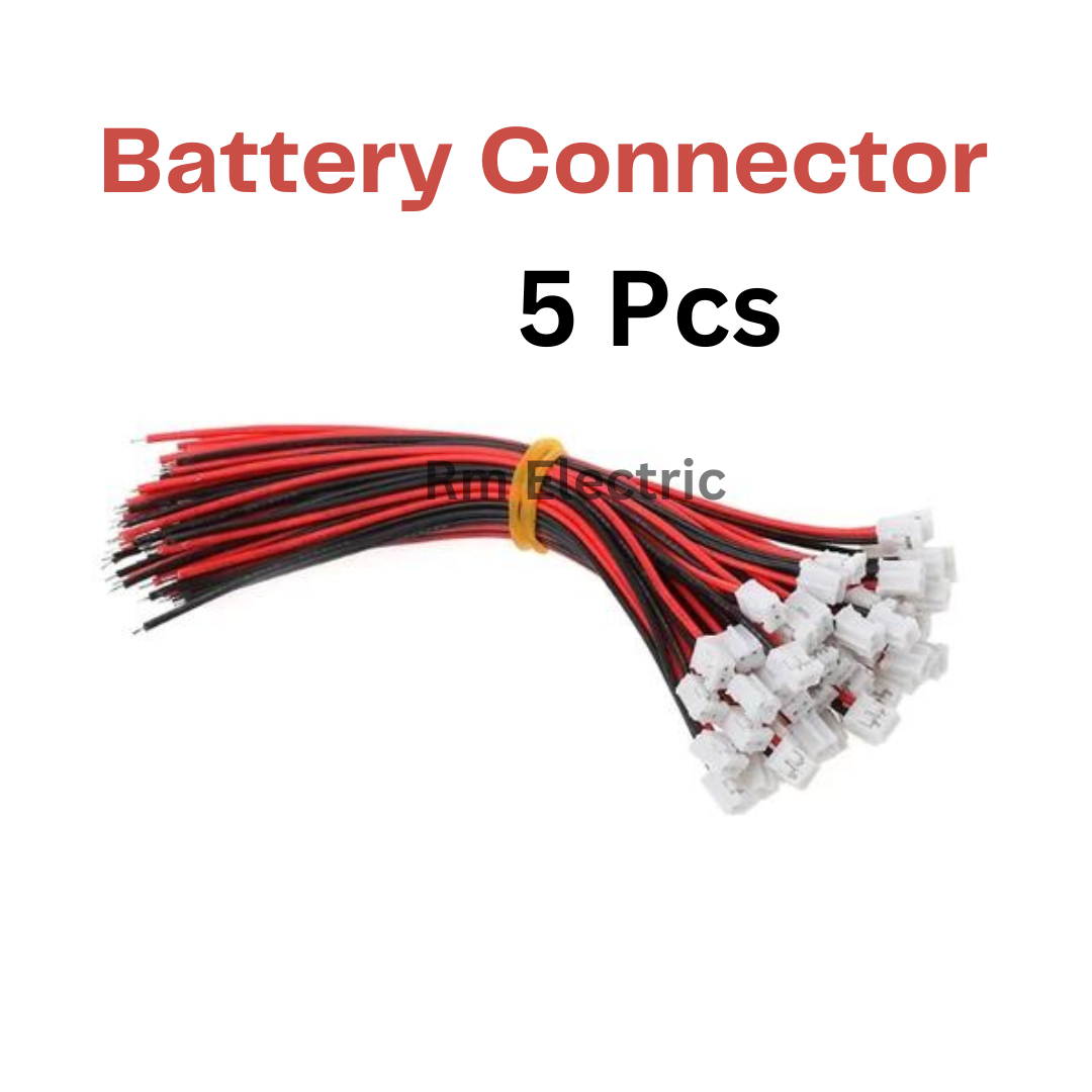 Mini Micro JST 2.0 PH 2-Pin Connector plug with Wires Cables Electric Battery connector Battery Electrical
