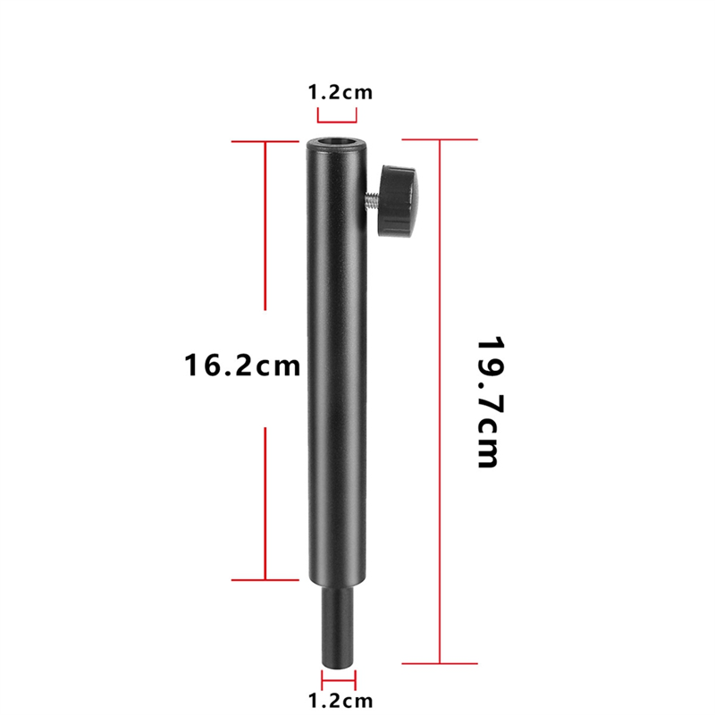Microphone Boom Arm Extension Tube, Mic Stand Extension Riser for Microphone Suspension Boom Scissor Arm Stand Holder Easy Install Easy to Use. 