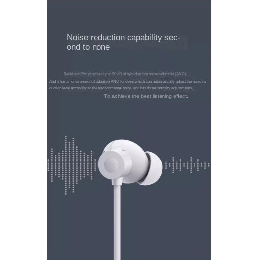 CMF by Nothing Neckband Pro Wireless Neckband Earphone with Active Noise Cancellation IP55 Water Resistant BT 5.3 Ultra Bass Bluetooth Earphones. 