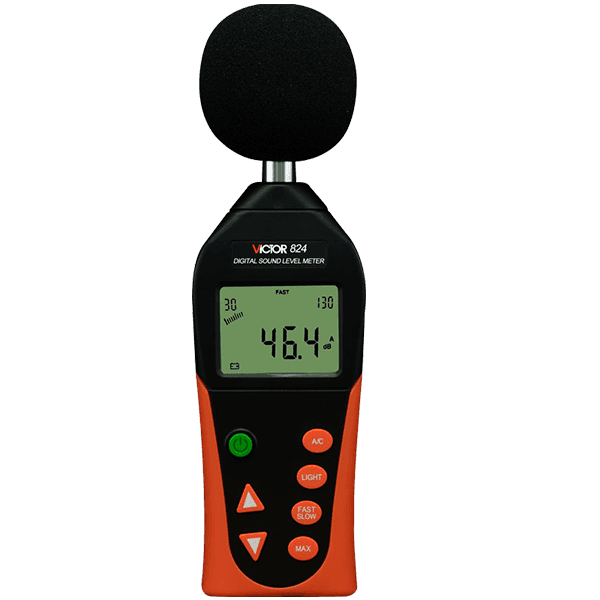 VICTOR 824 Digital Sound Level Meter dB Meter - Kings Trading. 