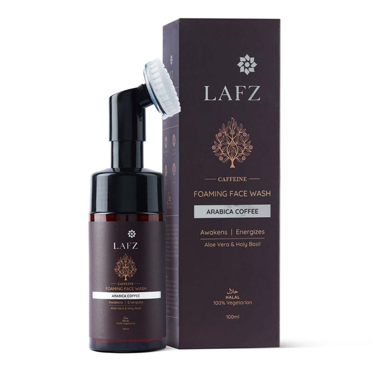 Lafz Foaming Face Wash (100ml) - Caffeine. 